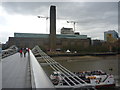 TQ3280 : London Cityscape : The Millennium Bridge And Tate Modern by Richard West