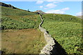 NY3706 : Dry stone wall above High Sweden Bridge, Scandale by Rob Noble
