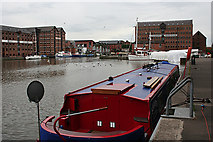 SO8218 : Gloucester Docks by Anne Burgess