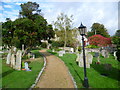 The churchyard of St Mary