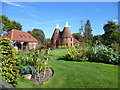 Double oast house at Matfield