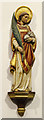 TQ2380 : St Stephen & St Thomas, Uxbridge Road - Statue by John Salmon