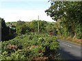 The Loughinisland Road approaching Blackstaff Bridge from the east