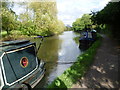 Narrow boats on the Paddington Arm of the Grand Union Canal