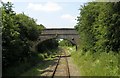 A footbridge over the line near Poundon