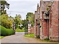 Entrance gate and Gatehouse, Edmondsham House and Gardens