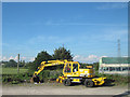 Road-rail vehicle at Rugeley