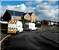 Western Power Distribution vans in Andrews Close, Tondu 