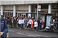 View of the zombies walking along Chicheley Street