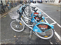 O1534 : Bike hire station, Prince's Street North by Oliver Dixon