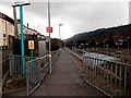 Eastern entrance ramp to Merthyr Vale railway station