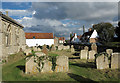 Gravestones at  St Mary