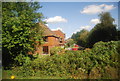 Houses on the edge of Pevensey