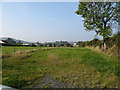 View across the Forkhill River Valley towards houses on the Tullynacreeve Road