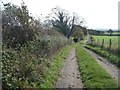 Public footpath from Aikhead, nearing Wigton cemetery