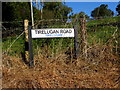 Road sign, Tirelugan Road