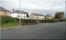 NY2448 : Houses on the north side of West Road, Wigton [B5302] by Christine Johnstone