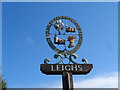 TL7217 : Great and Little Leighs sign by Bikeboy