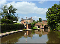 SJ8934 : Trent and Mersey Canal in Stone, Staffordshire by Roger  D Kidd