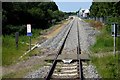 A footpath crosses the line in Bicester