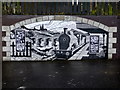 Railway mural, Strule and Centenary Parks