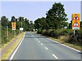 SK9760 : A607, Grantham Road, Approaching Coleby by David Dixon