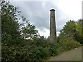 Old mill chimney beside Meal Street at New Mills