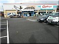 Halfords and Carpet Right stores