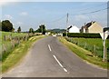 The southern end of Kesh Road viewed from the A25