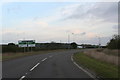 Approaching the A617 junction near Averham