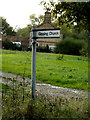 TM0763 : Gipping Church sign by Geographer