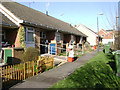 Old people?s bungalows off All Saints Road, Warwick