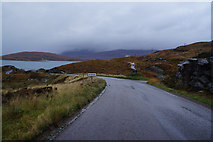 NH1097 : The A835 at Ardmair by Ian S