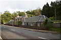 Cottages along the A93 at Old Scone