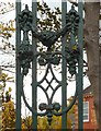 SJ9595 : Hyde Grammar School: Decorative ironwork by Gerald England