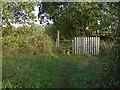 Stile and fence near Chobham