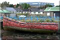 Distressed wooden boat at Pembroke Dock