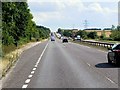 SK8838 : Layby on Southbound A1 near Great Gonerby by David Dixon