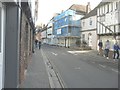 Looking south-southeast along Strand Street