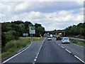 TF0007 : Northbound A1, Exit to the A606 by David Dixon