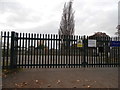 Entrance to car park on Clockhouse Lane