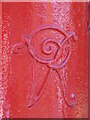 Victorian postbox, Churchgate / Broomer Place, EN8 - royal cipher