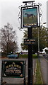 ST9961 : Signs outside the Black Horse pub in Devizes by Jaggery