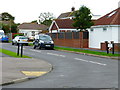 Looking across Sunnymead Drive into Silverdale Drive