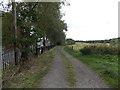 Path past the northern edge of The Market Bosworth School