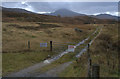 Finnart Estate track at the Bridge of Gaur