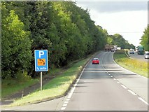 SK9227 : A1 Great North Road near Stoke Rochford by David Dixon