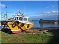 NU2519 : Fishing boat, Craster harbour by Gordon Hatton