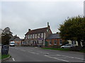 Looking across the High Street towards The Antelope