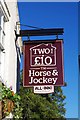 Horse & Jockey (2) - sign, Buckingham Road, Aylesbury, Bucks